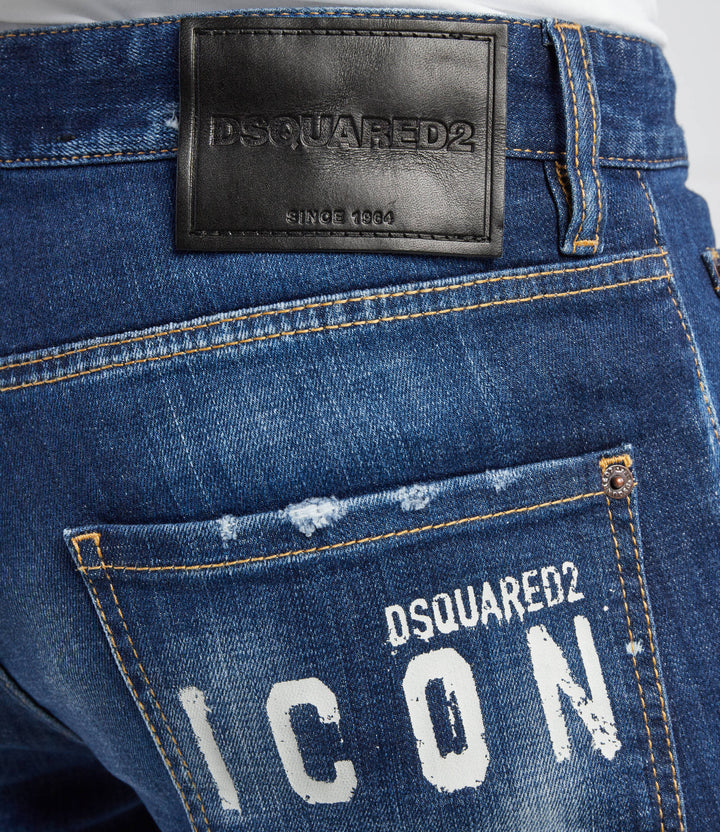 Dsquared2 Sprayed Denim Jeans