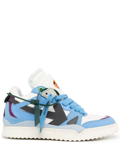 Off-white Sponge Mid-Top Blue