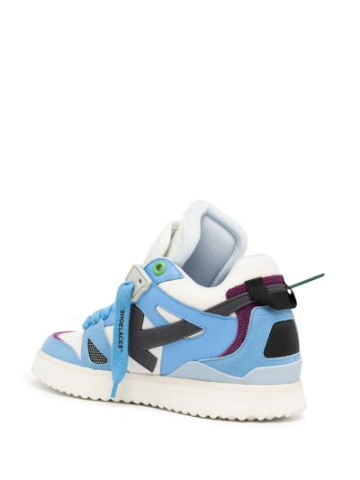 Off-white Sponge Mid-Top Blue