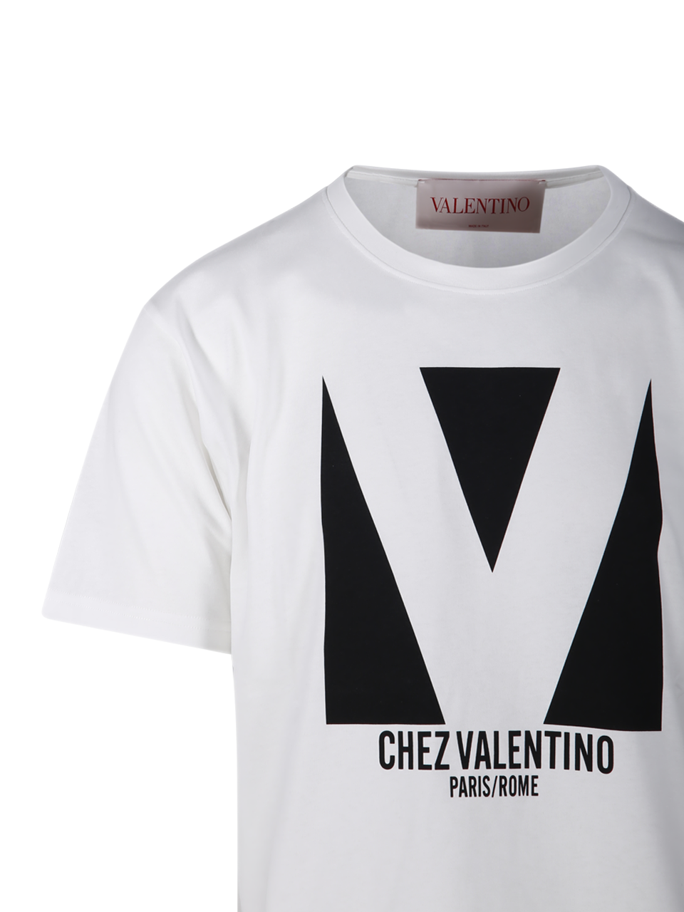 Valentino Men White Cotton T-shirt