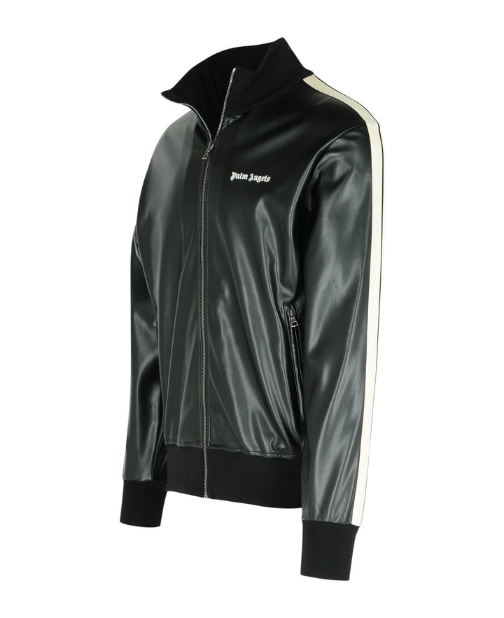 Palm Angels Leather Effect Jacket