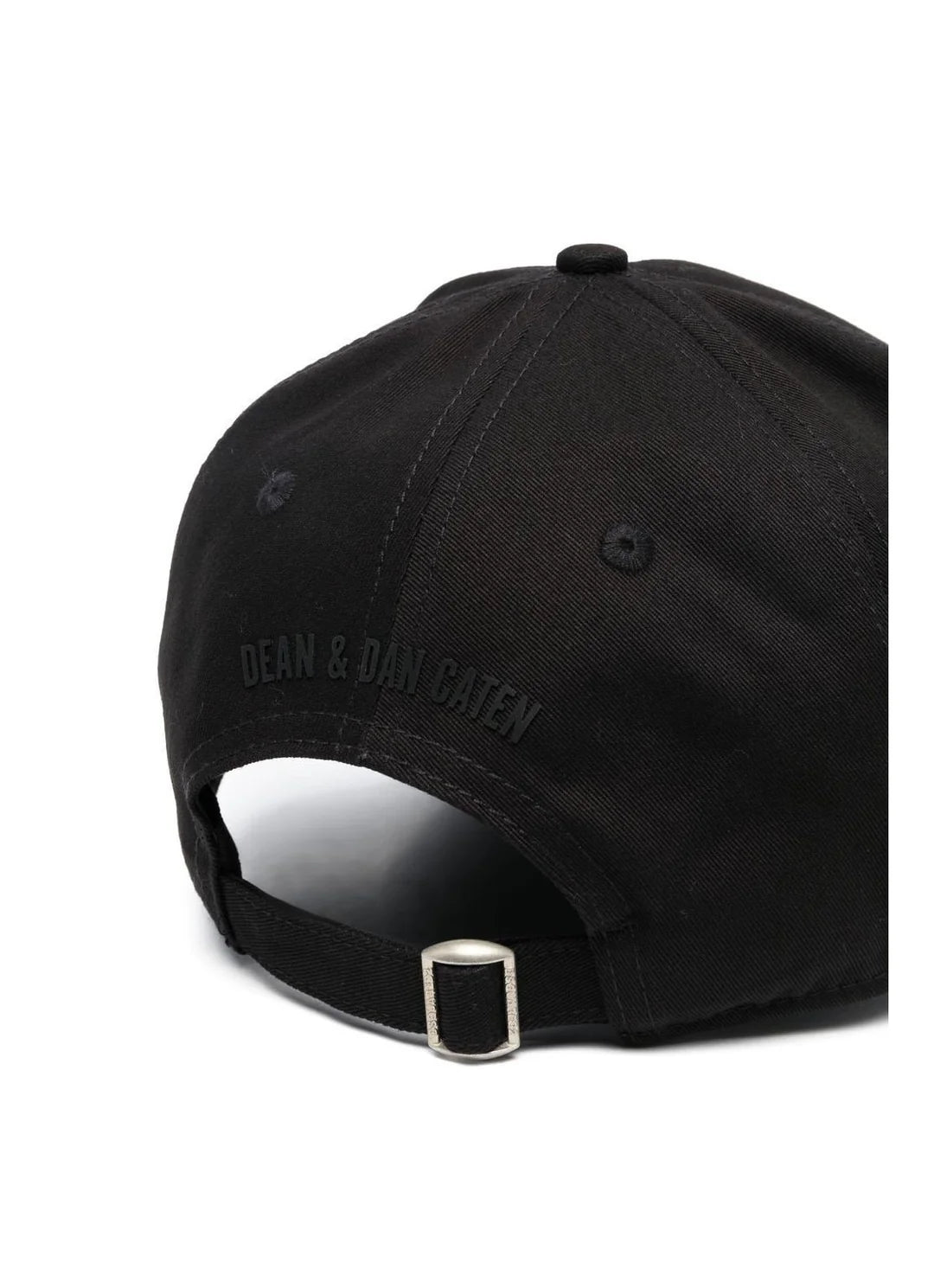 DSQUARED2 BLACK CERESIO 9 LOGO CAP IN BLACK