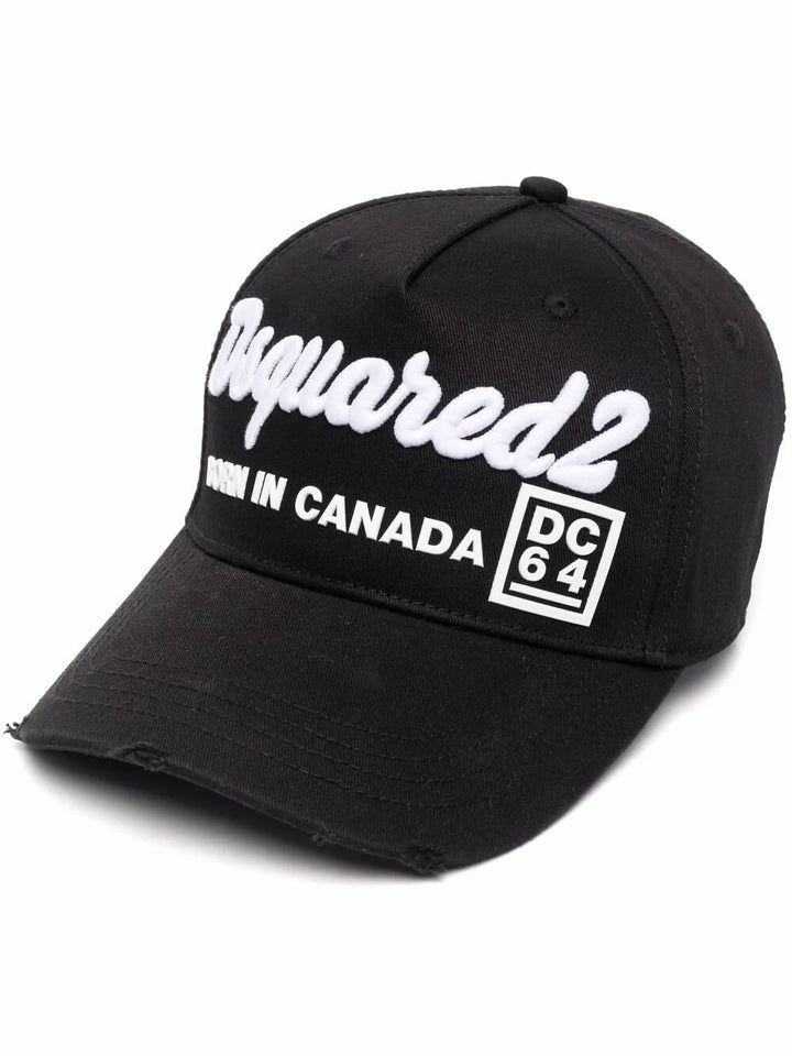 DSQUARED2 BORN IN CANADA DC64 CAP BLACK