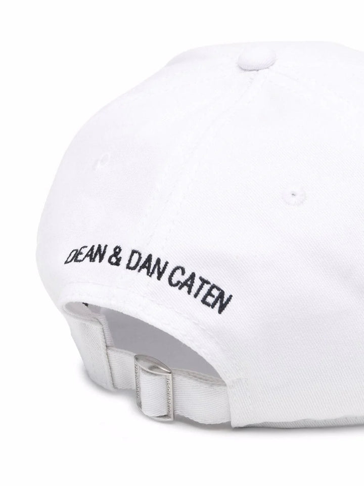 DSQUARED2 ICON FOREVER BASEBALL CAP WHITE