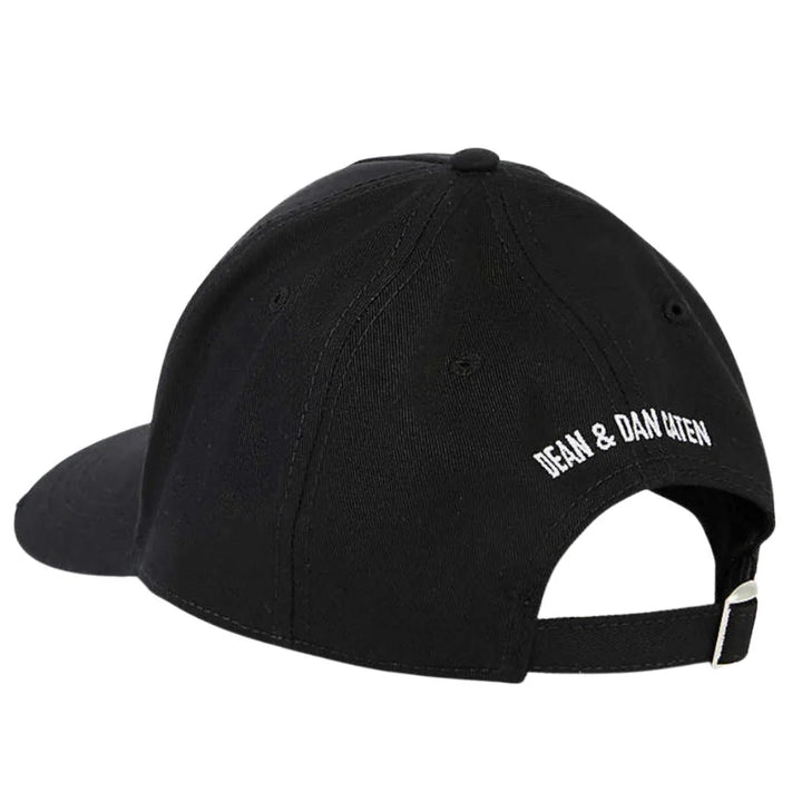 DSQUARED2 ICON SPRAY PAINT BLACK CAP