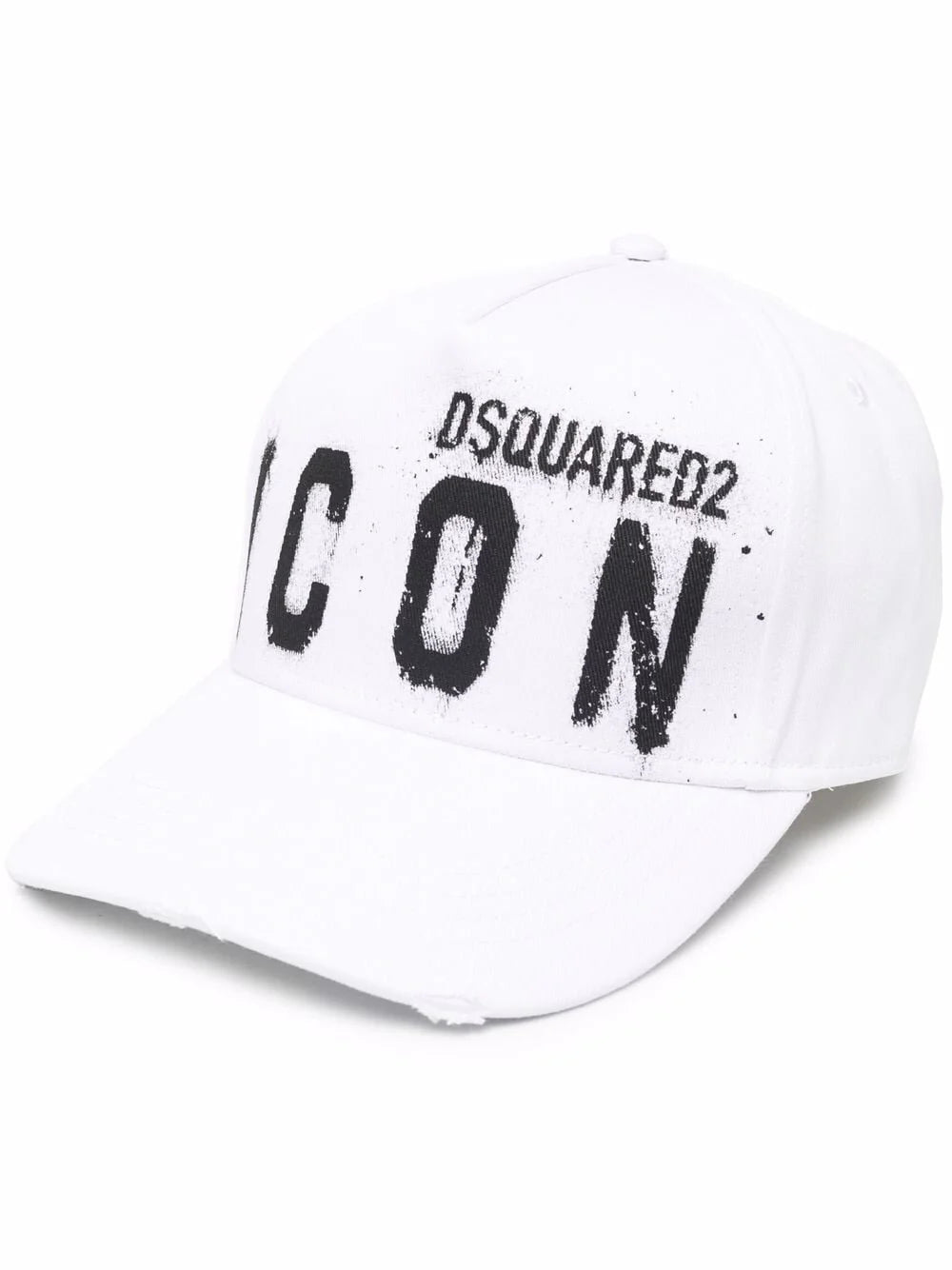 DSQUARED2 ICON SPRAY CAP IN WHITE