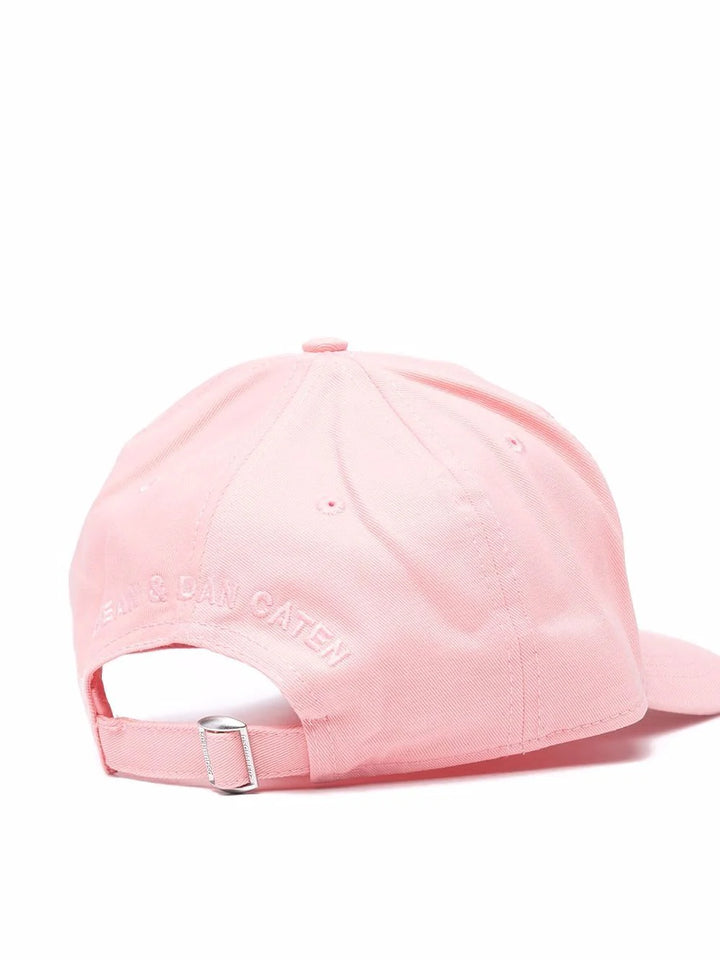 DSQUARED2 PINK DSQ-RED2 LOGO CAP