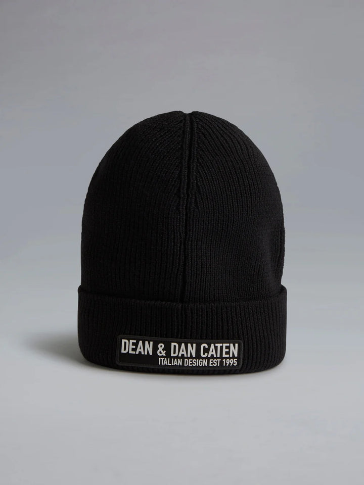 DSQUARED2 ICON BEANIE IN BLACK