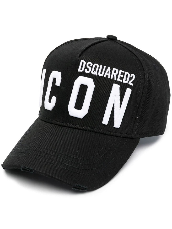 DSQUARED2 ICON BASEBALL CAP BLACK