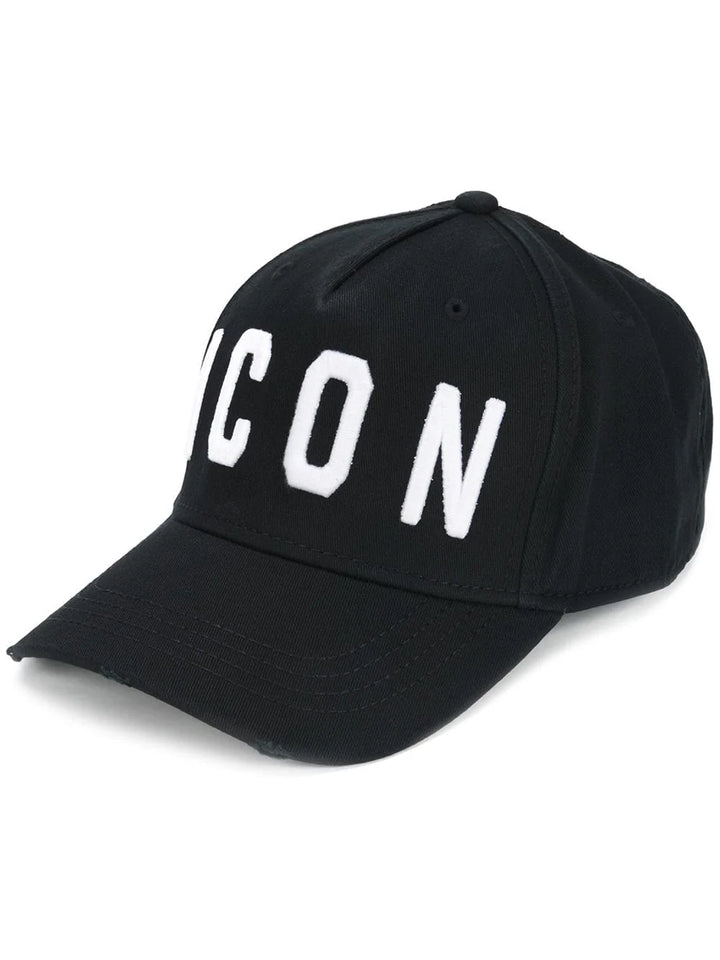 DSQUARED2 ICON BASEBALL CAP BLACK