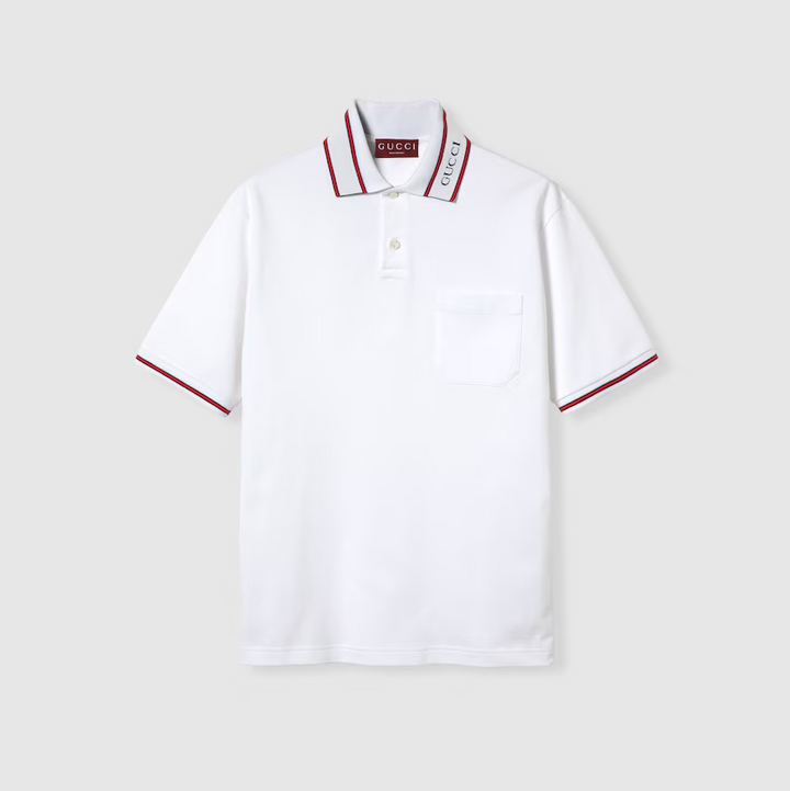 Gucci Cotton piquet polo shirt