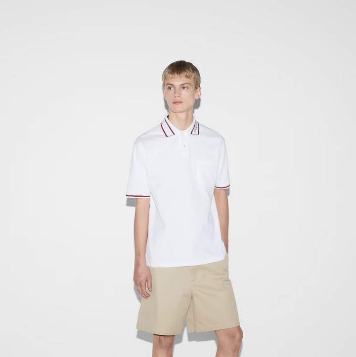 Gucci Cotton piquet polo shirt