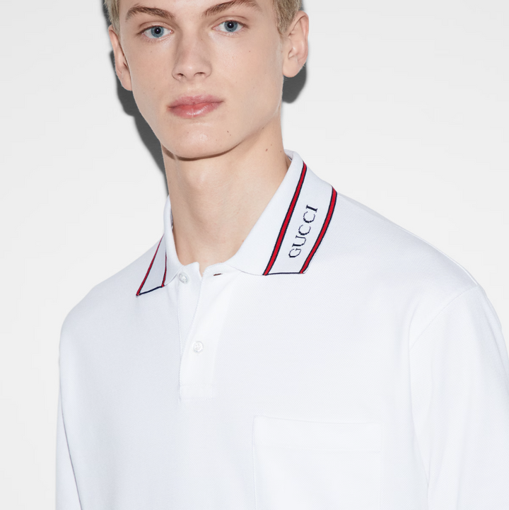 Gucci Cotton piquet polo shirt